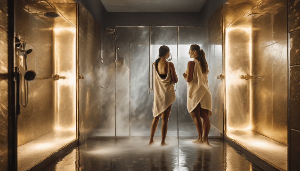 La douche emblématique de Véronique et Davina dans Gym Tonic
